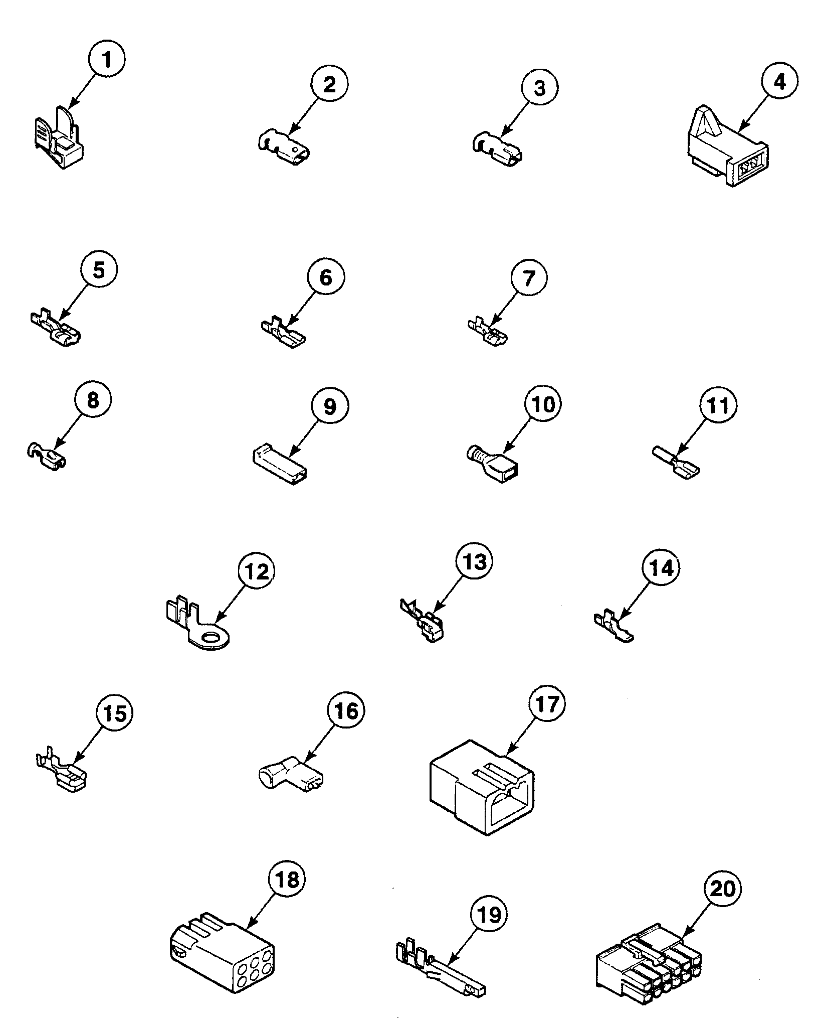 Speed Queen SSET17LF blocks diagram