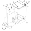 Speed Queen SSEZ17LF1500 cabinet top diagram