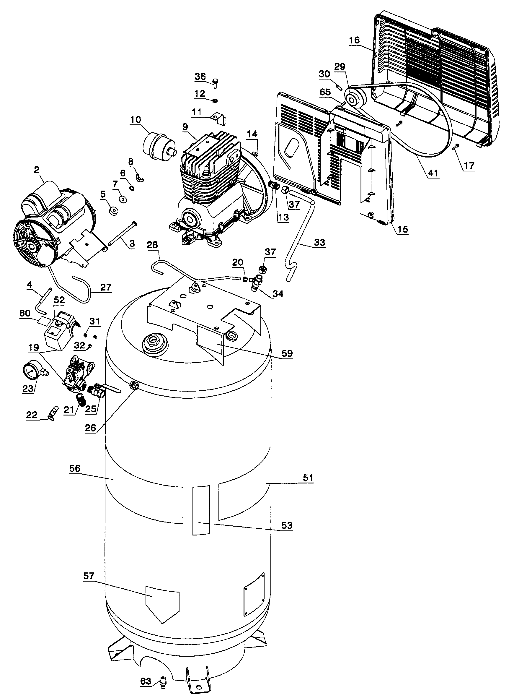 Craftsman 919184192 compressor diagram
