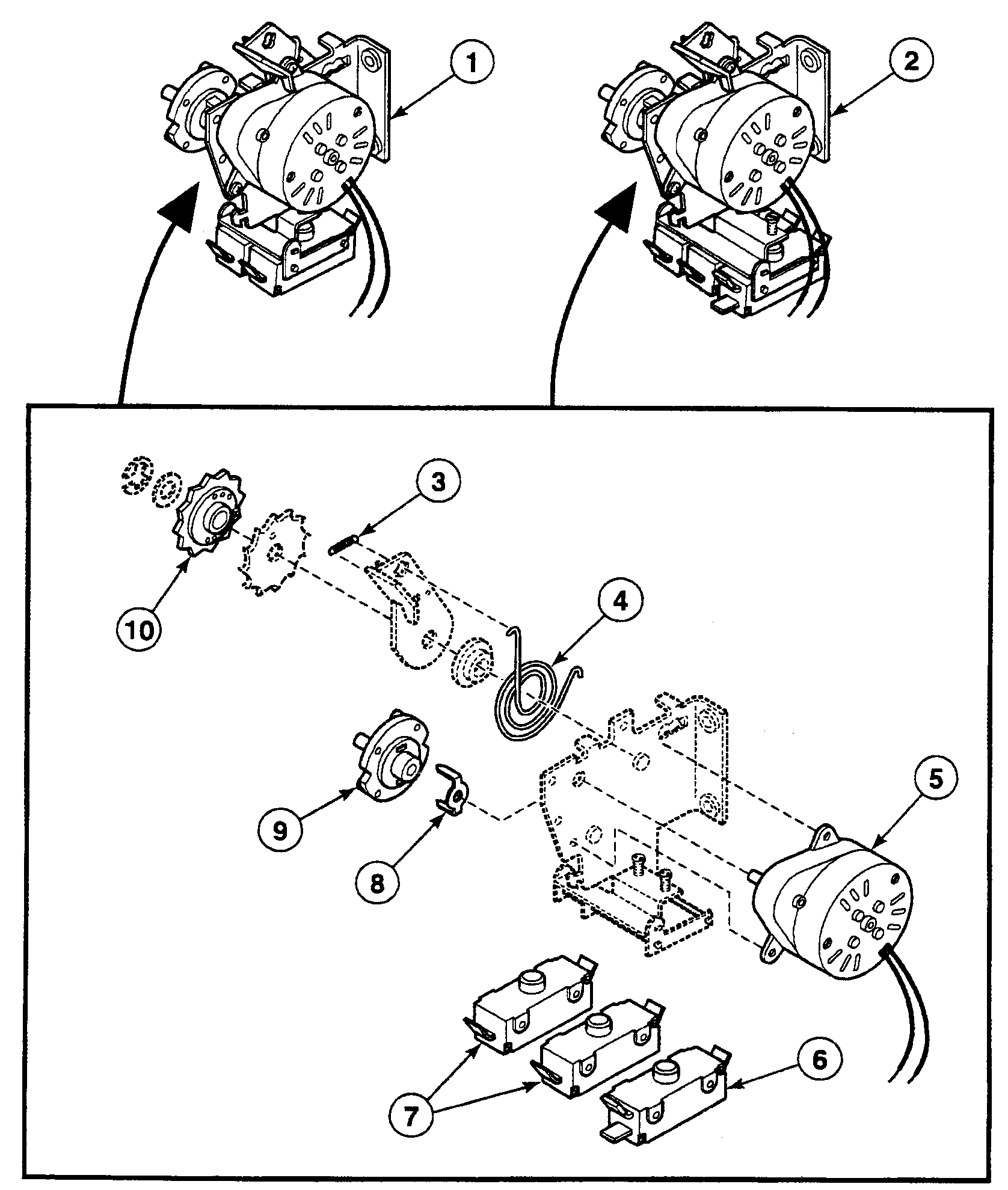 Speed Queen SSG109LF accumulator diagram