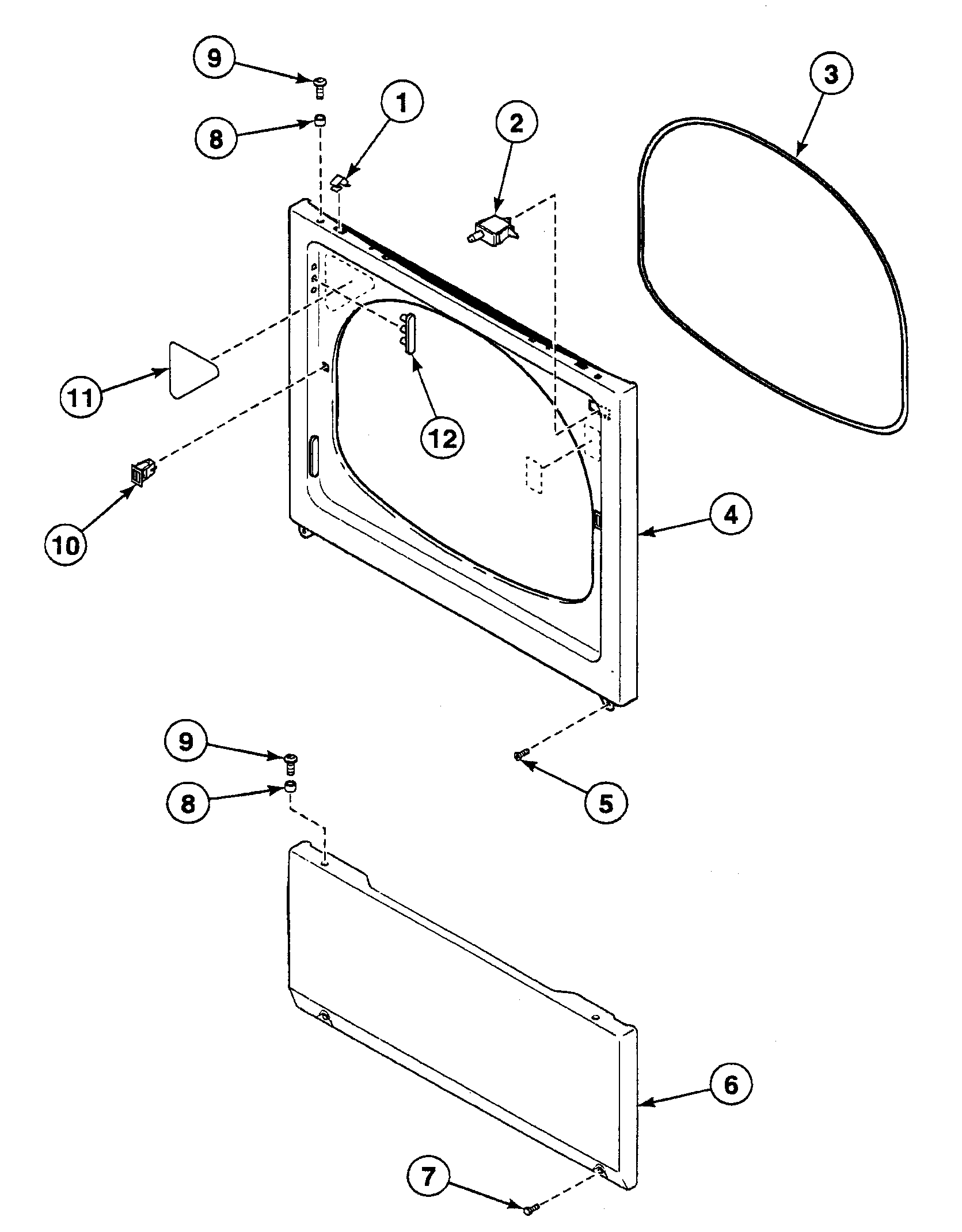 Speed Queen SSG309QF front panel diagram