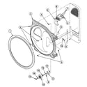 Speed Queen SSG519QF roller assy diagram