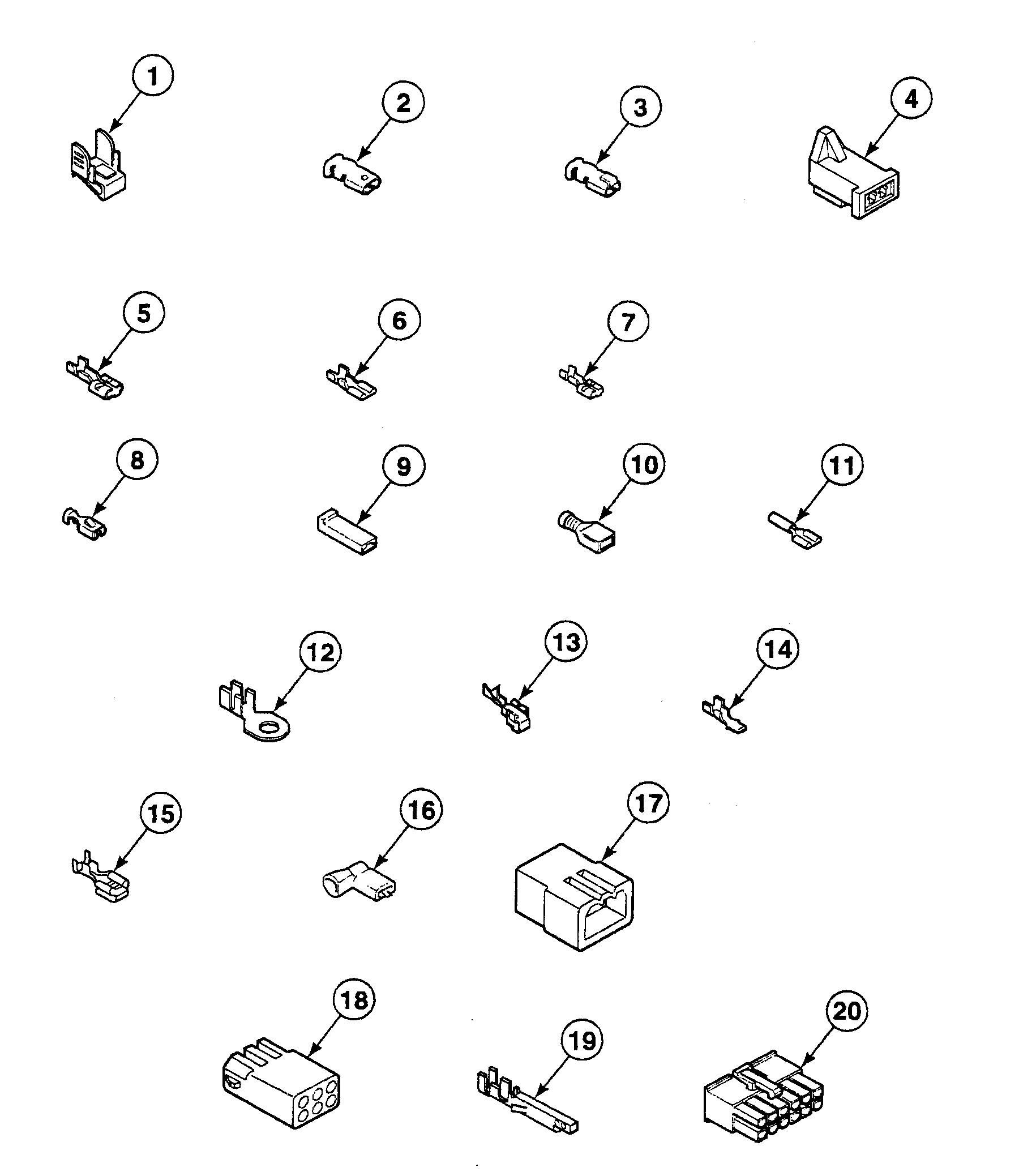 Speed Queen SSG609WF blocks diagram