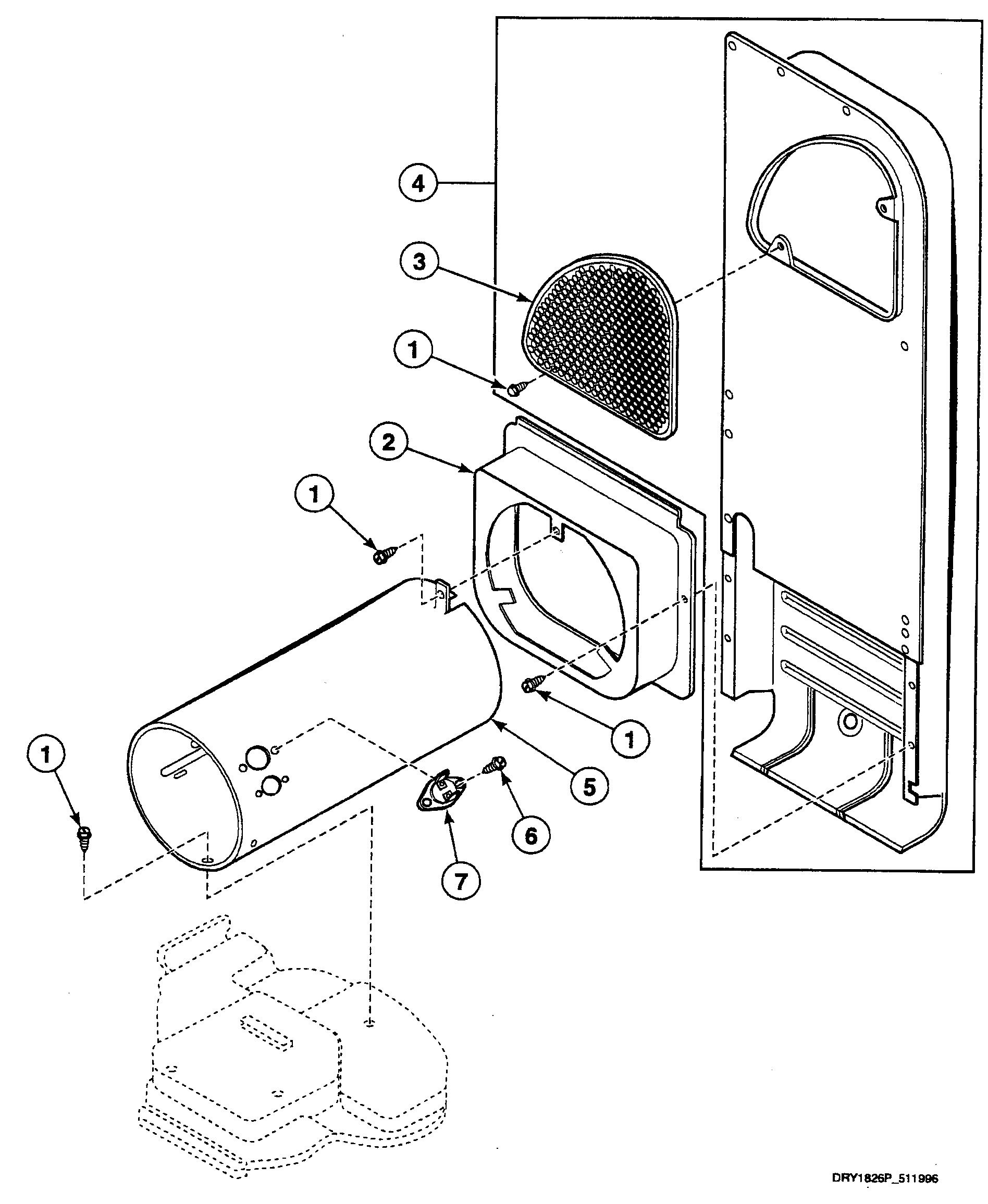 Speed Queen SSGC09QJ heater assy diagram
