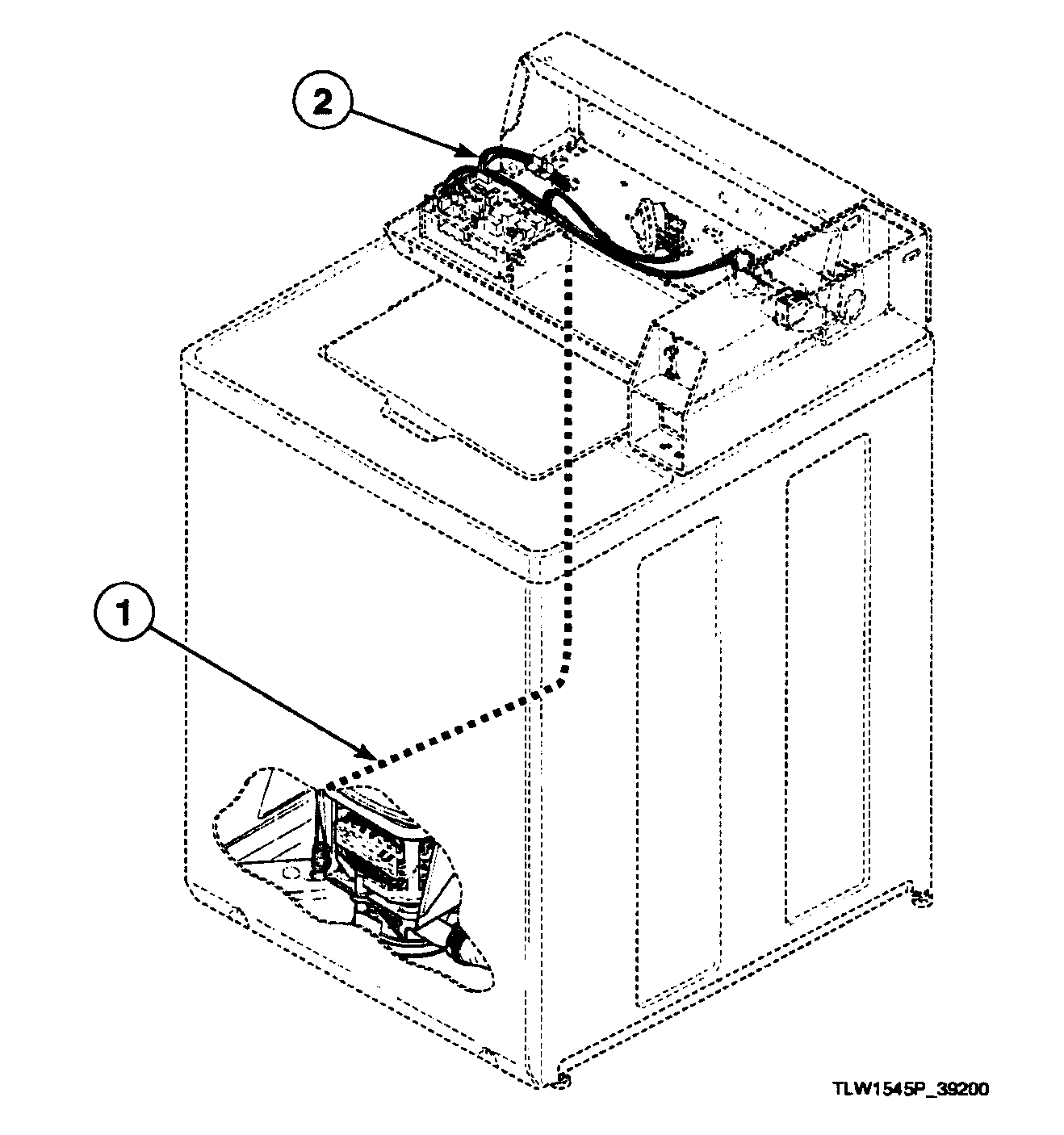 Speed Queen SWT621WD harnesses diagram