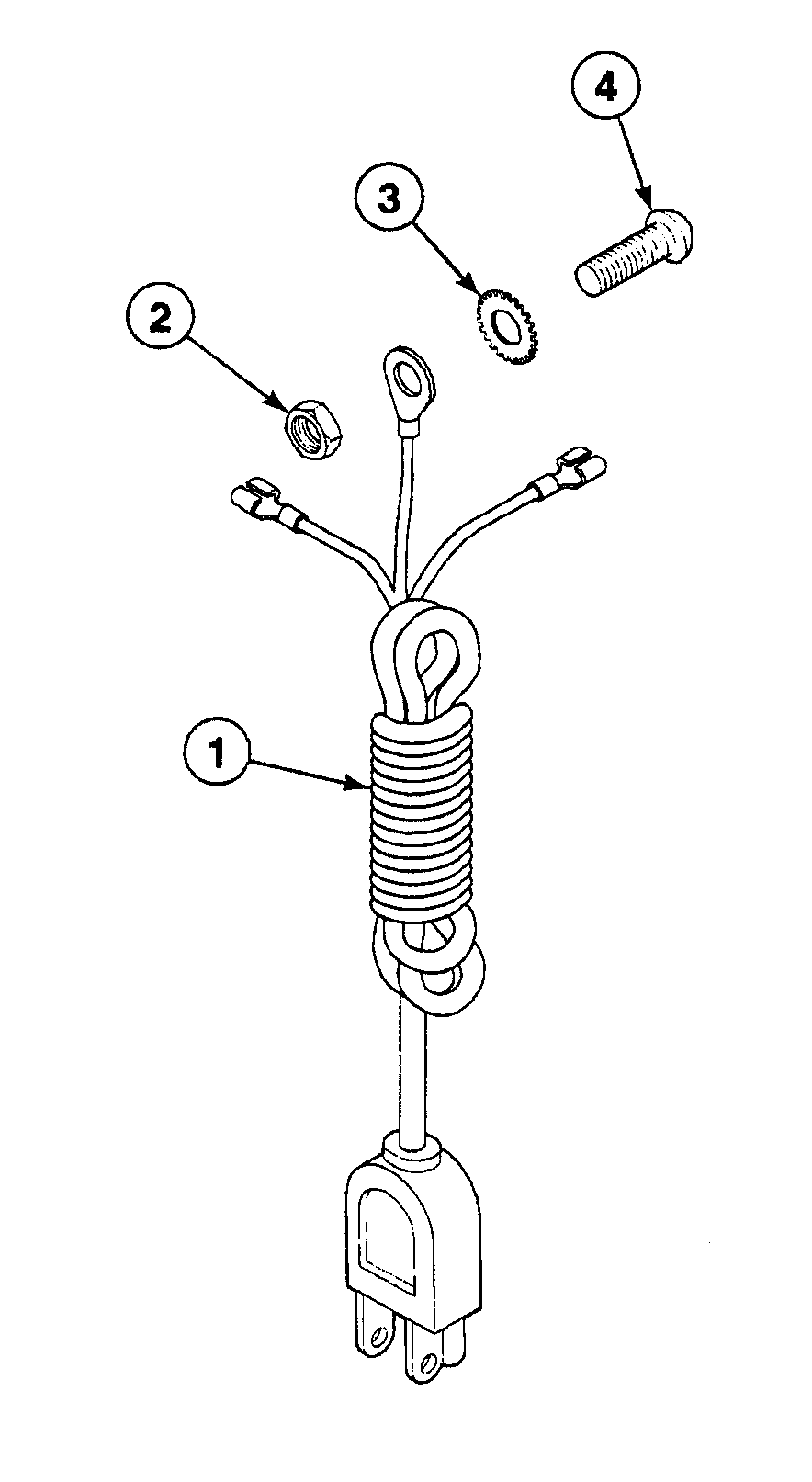 Speed Queen SWT2B0WN1124 power cord diagram