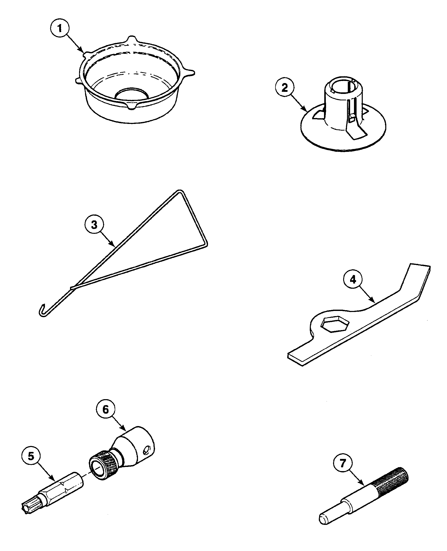 Speed Queen SWT2B0WN1124 tools 1 diagram