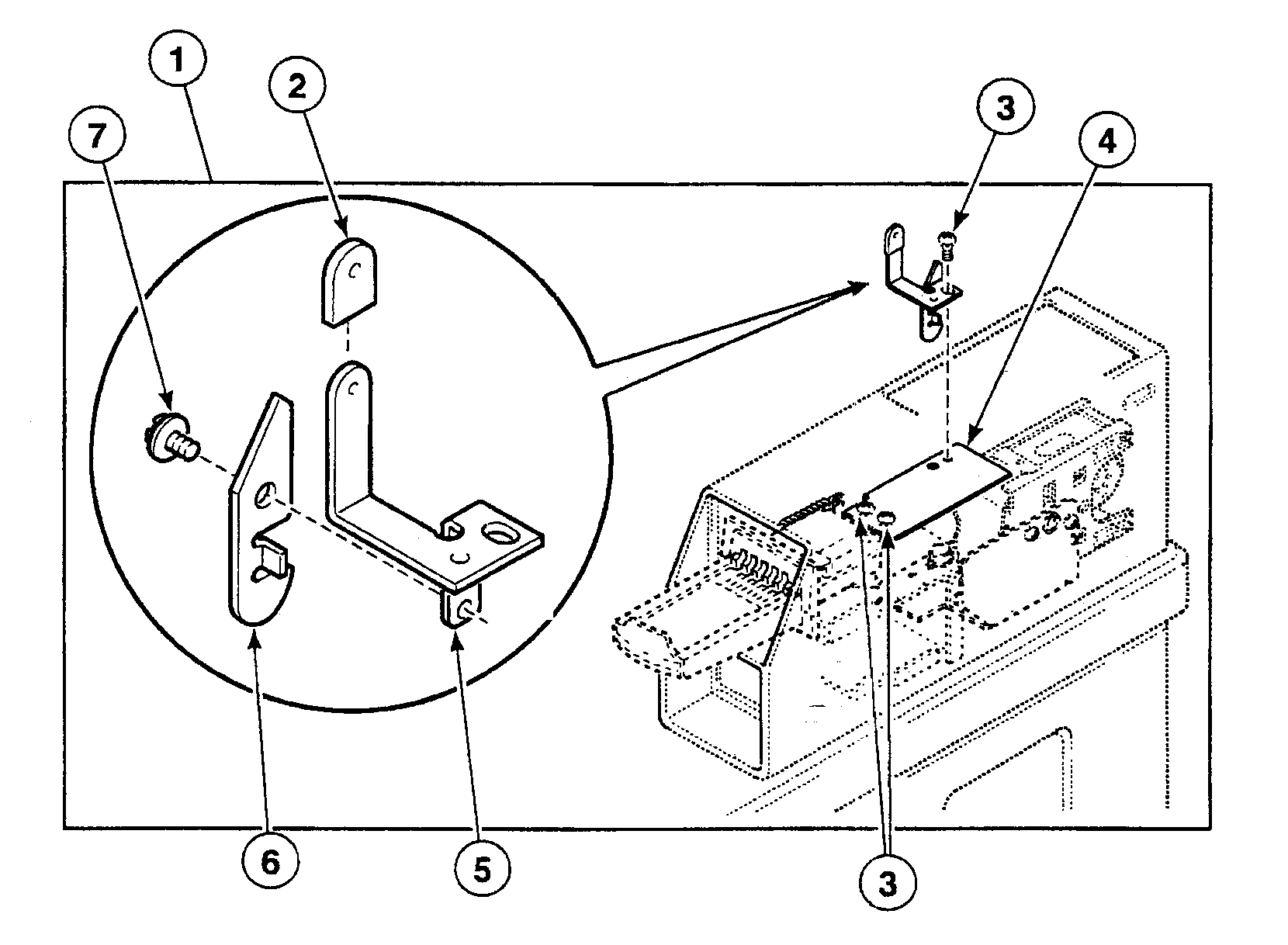 Speed Queen SWT121QM security kit diagram