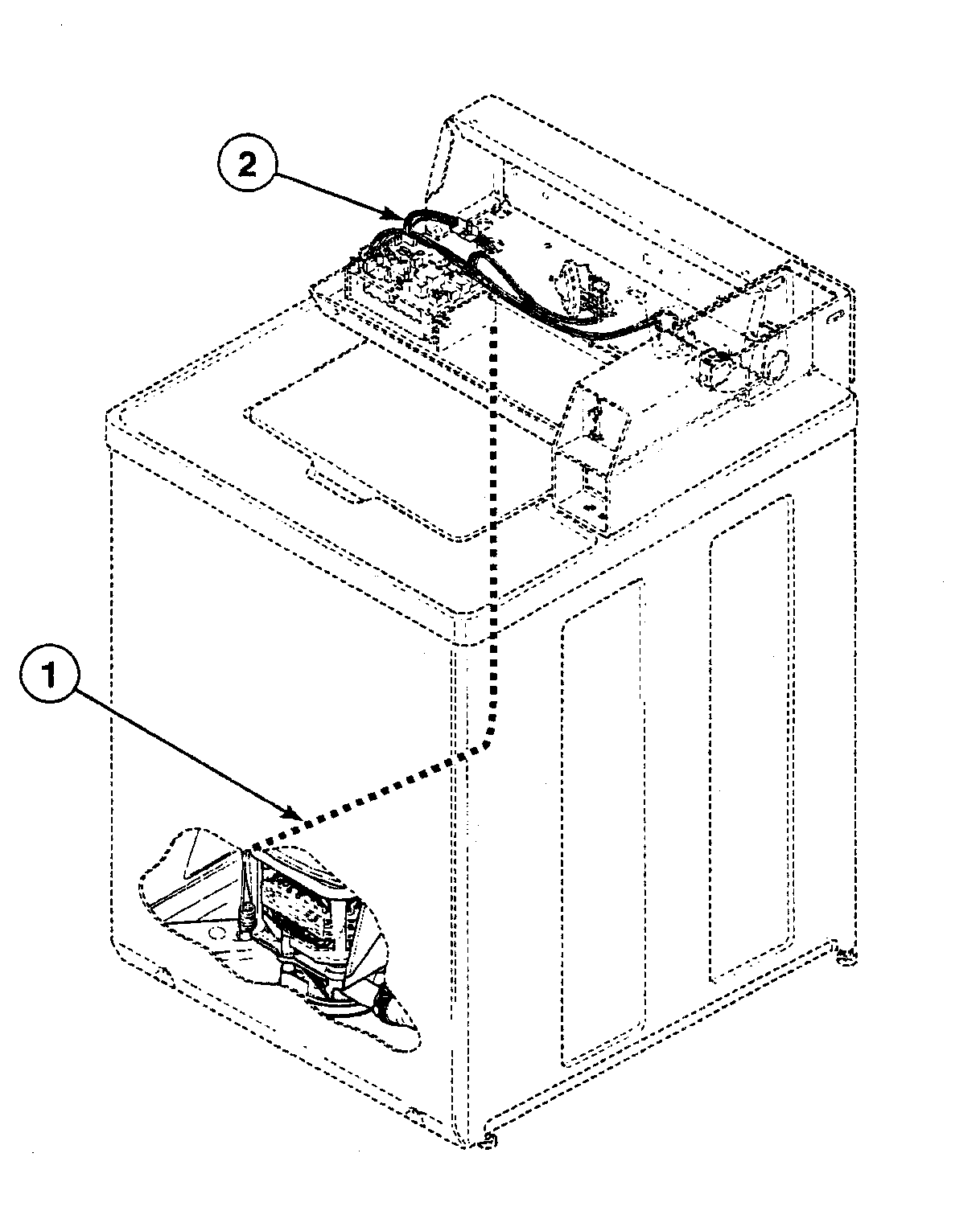 Speed Queen SWT121LN harnesses diagram