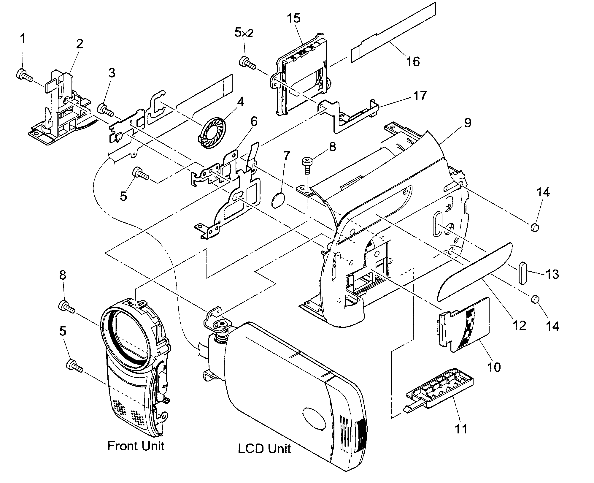 Canon DC420 right side diagram