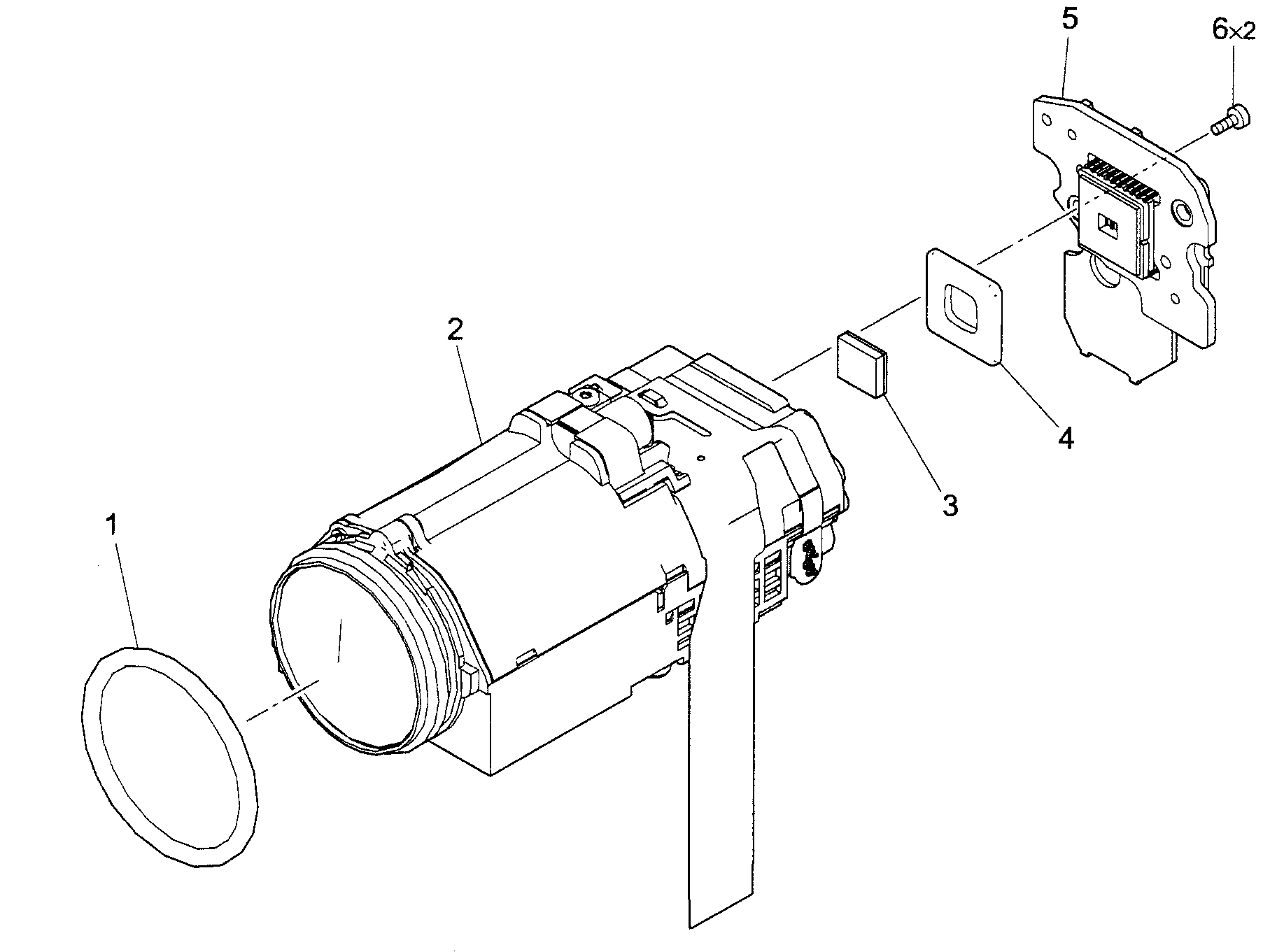 Canon DC420 lens assy diagram