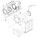 Speed Queen SWFX71QN3050 door assy diagram