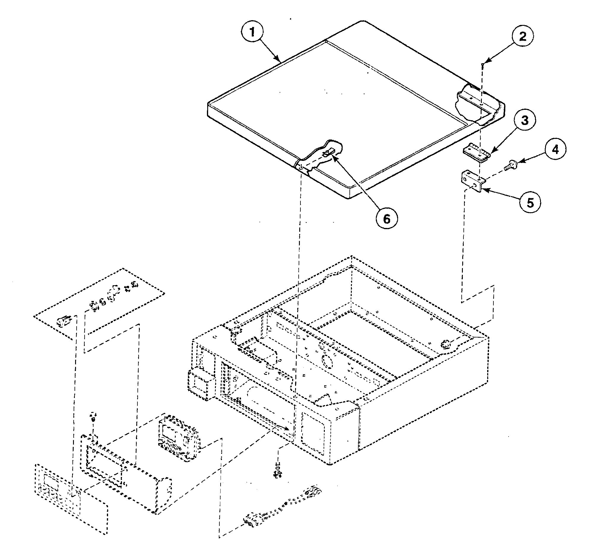Speed Queen SWFA71NN top assy diagram