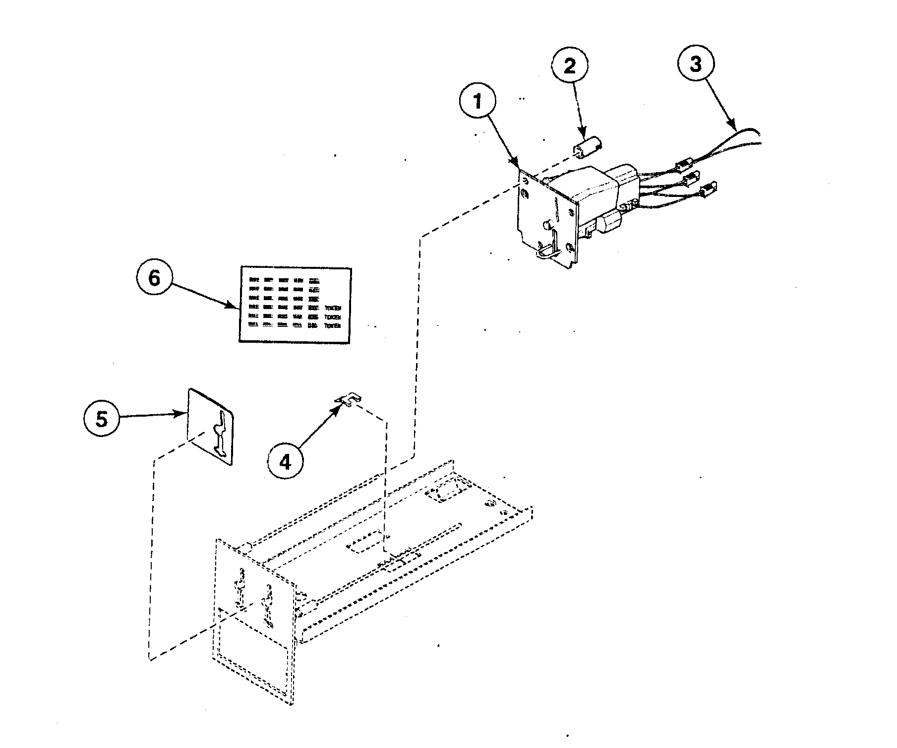 Speed Queen SWFA71NN coin drop 2 diagram