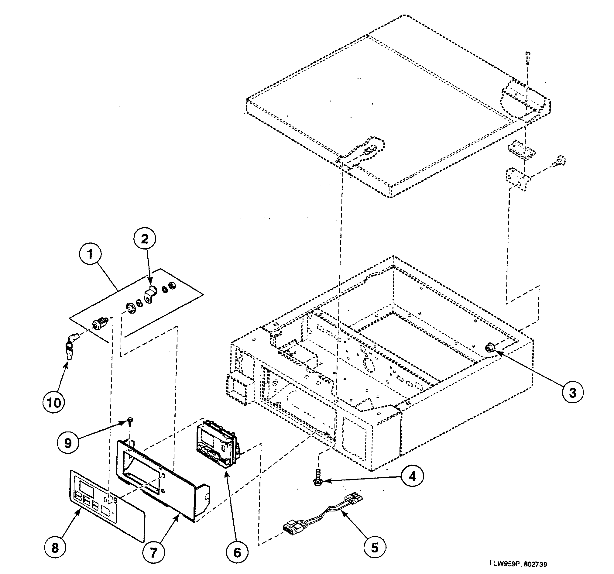 Speed Queen SWFA71QN3069 control panel diagram