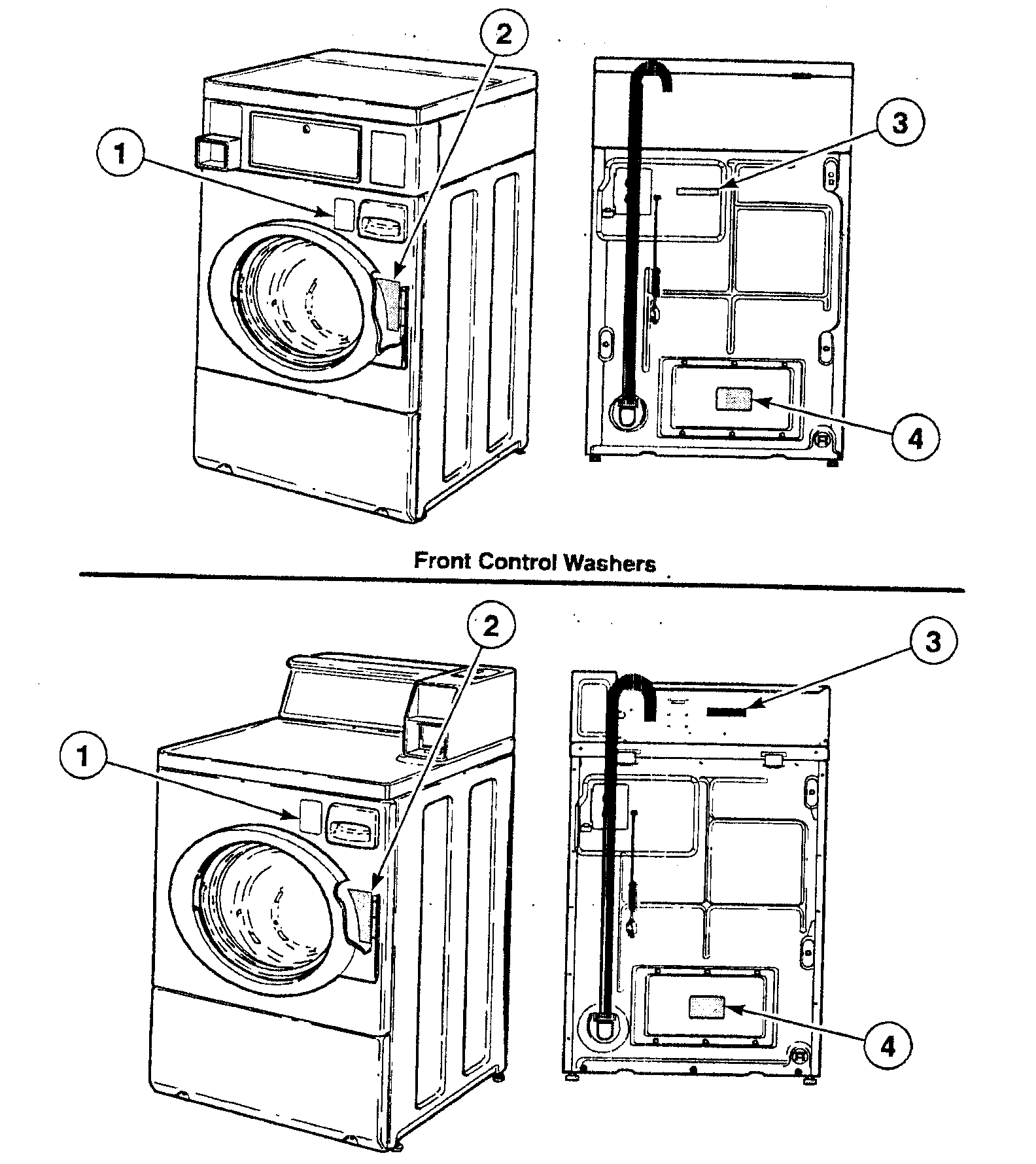 Speed Queen SWFF71QN labels diagram