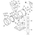Speed Queen SWFB73NN tub assy diagram