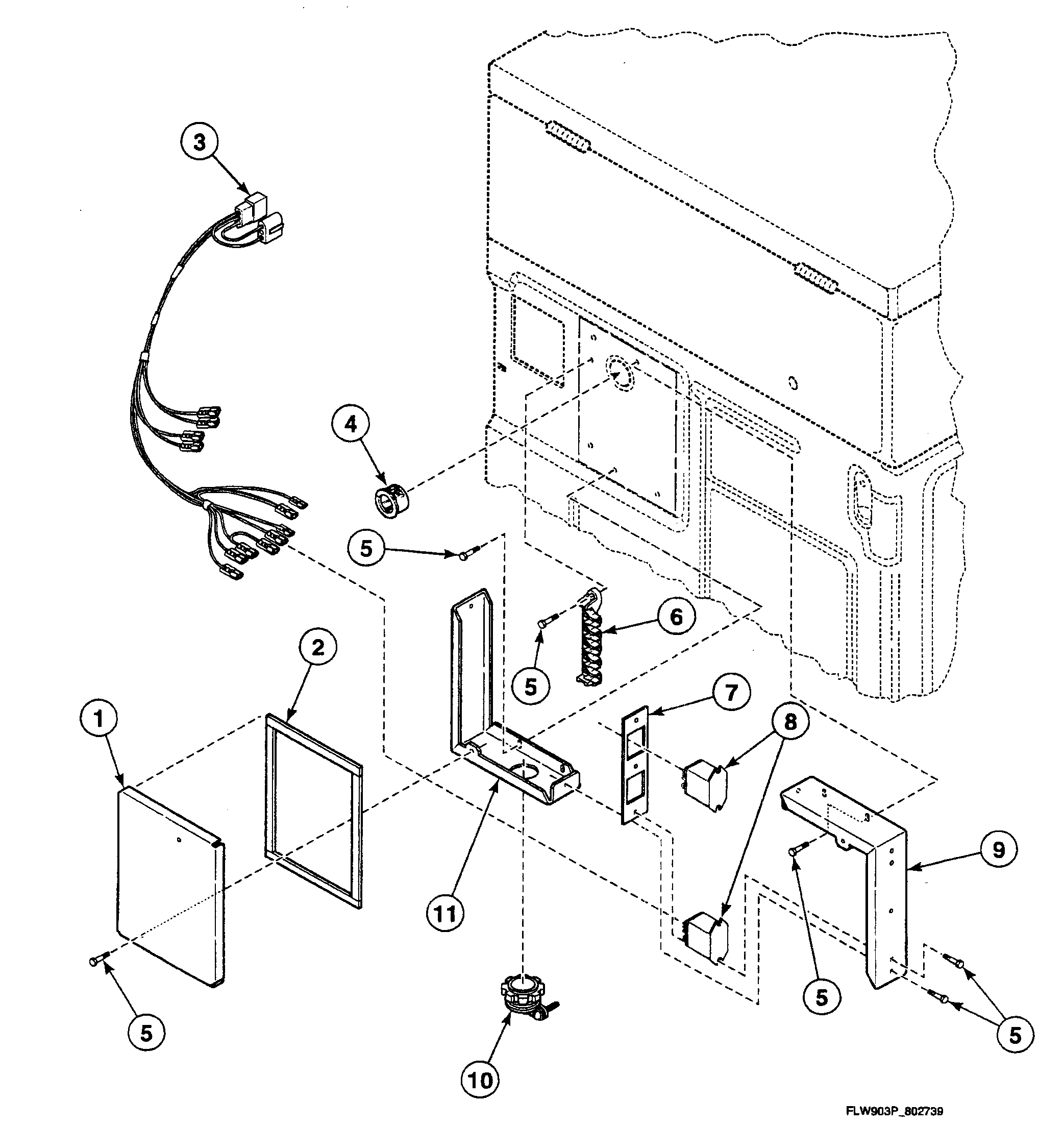 Speed Queen SWFB72QN junction box diagram