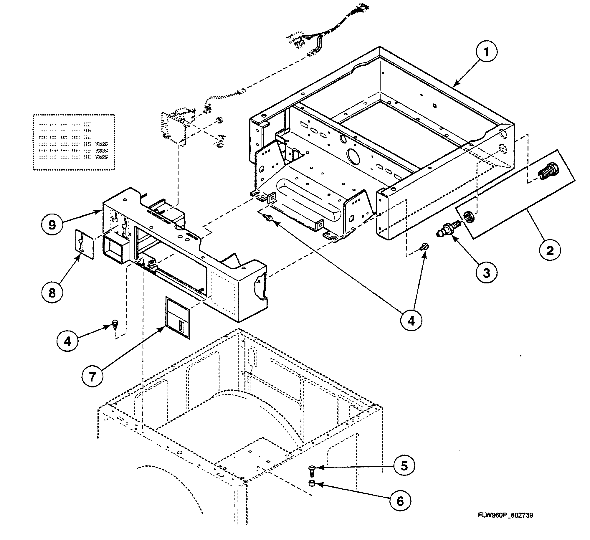 Speed Queen SWFT71WN wrapper assy diagram