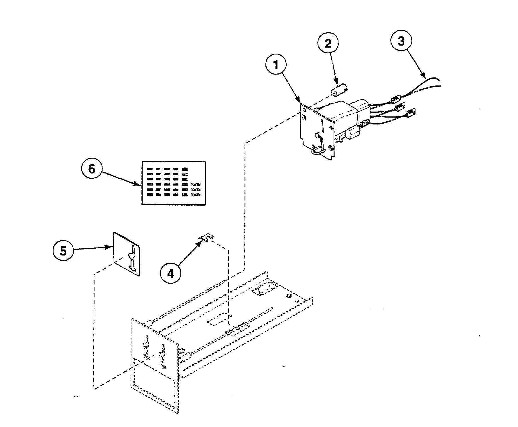 Speed Queen SWFX73NN coin drop 2 diagram