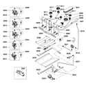 Bosch HGS5053UC/01 burners assy diagram