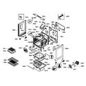 Bosch HGS5053UC/01 cabinet assy diagram