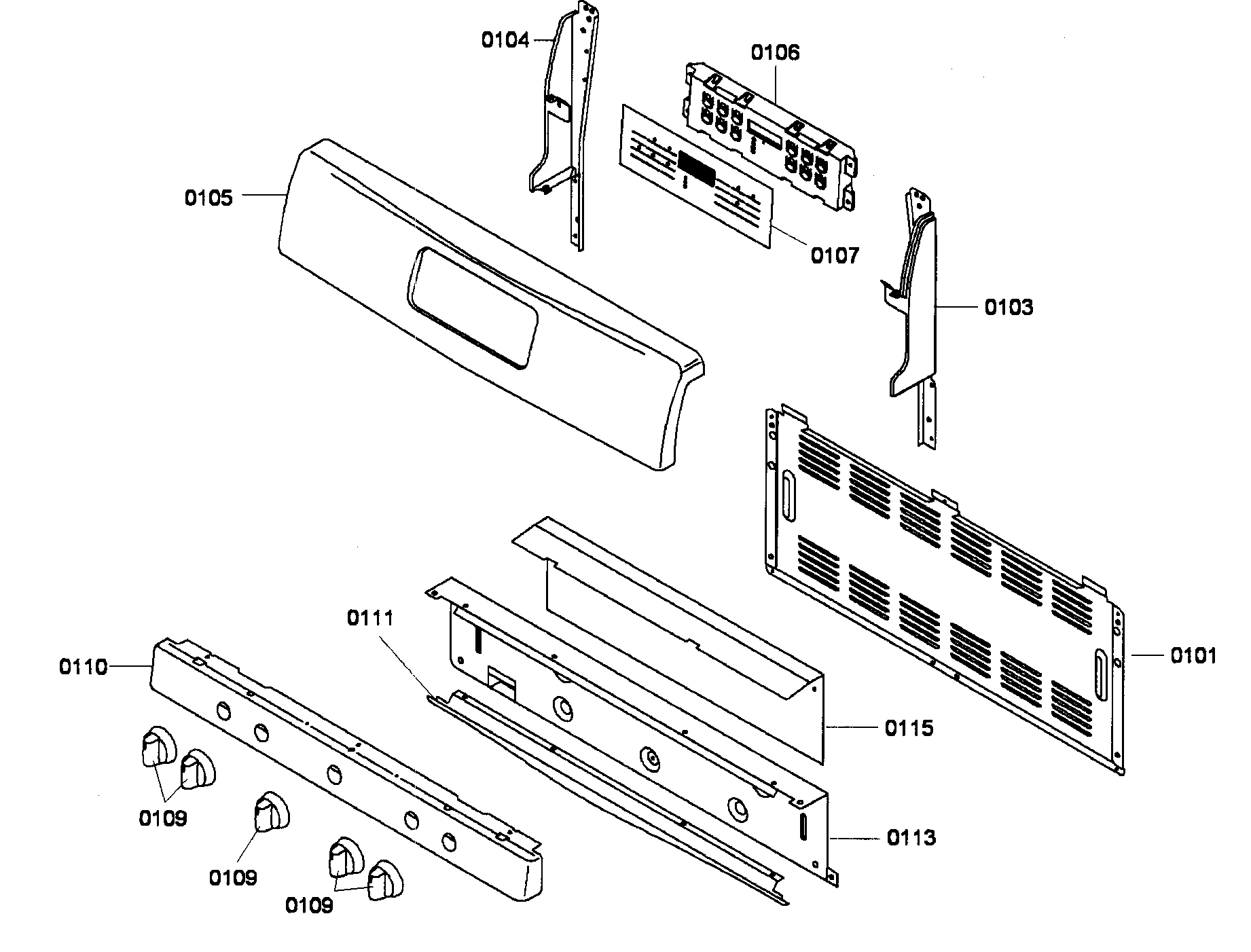 Bosch HGS3063UC/01 controls diagram