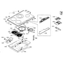 Bosch NET5054UC/01 cooktop diagram