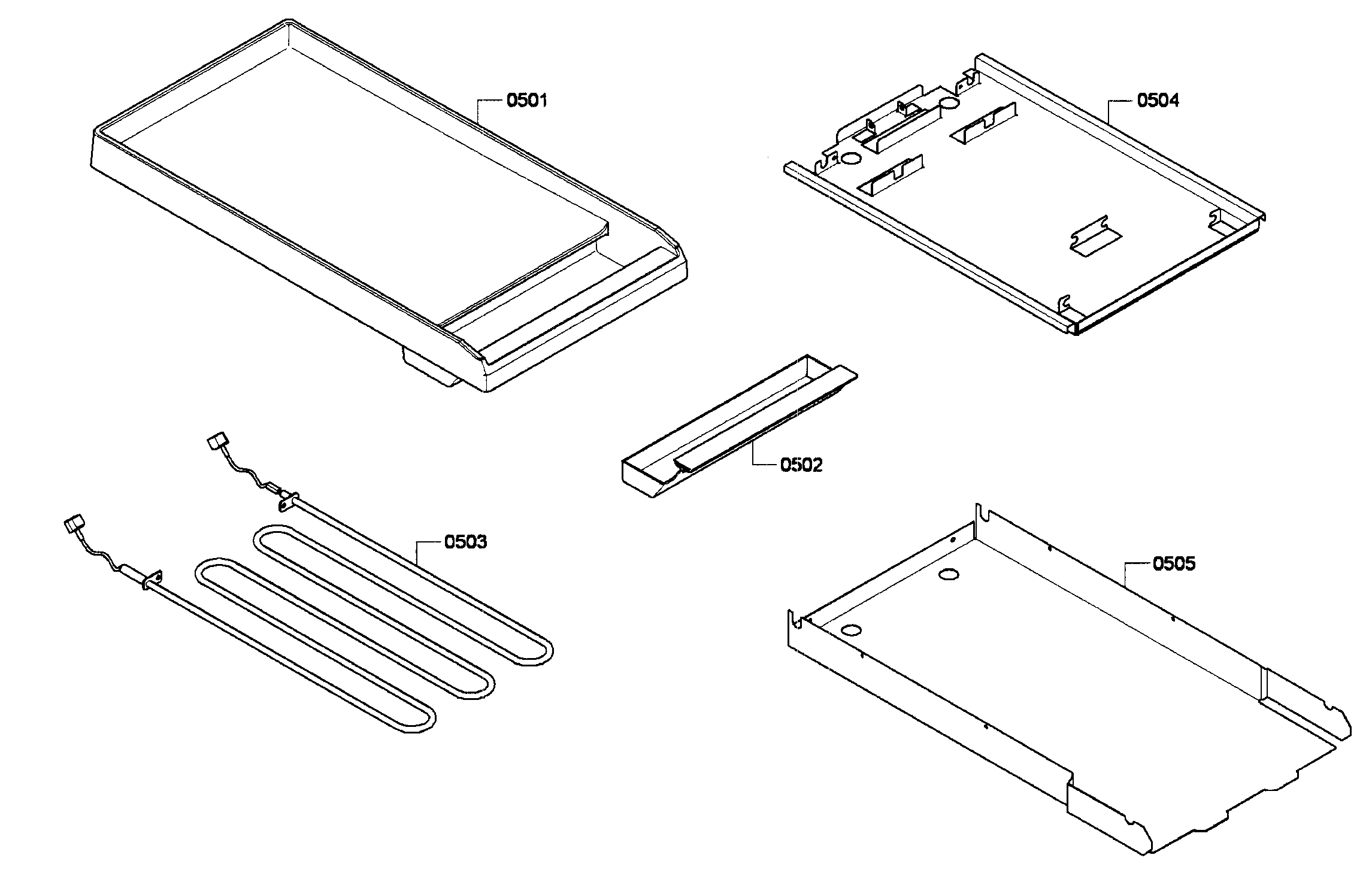 Thermador PCG486GD/02 griddle diagram