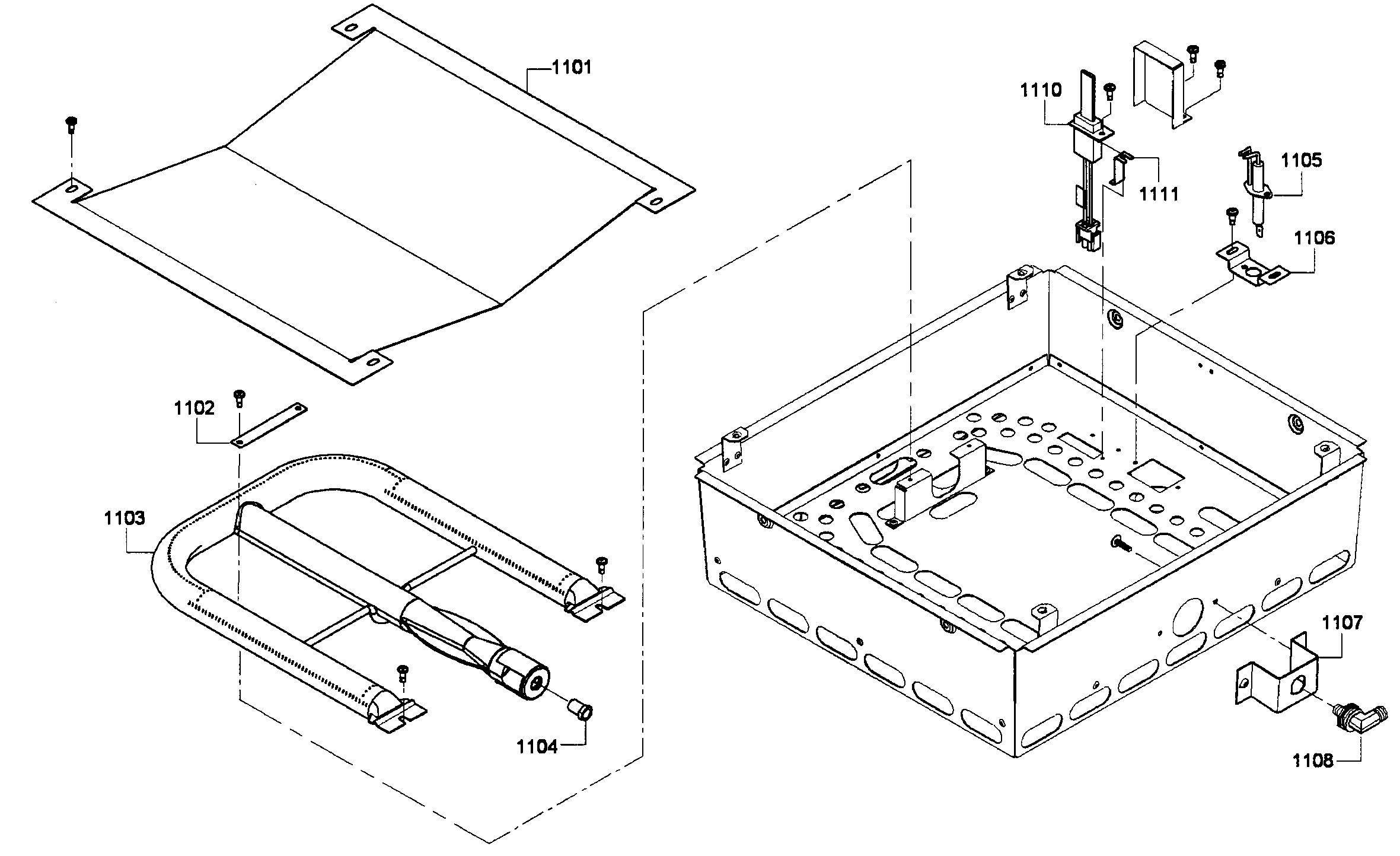 Thermador PRG486EDPG/01 oven burner diagram