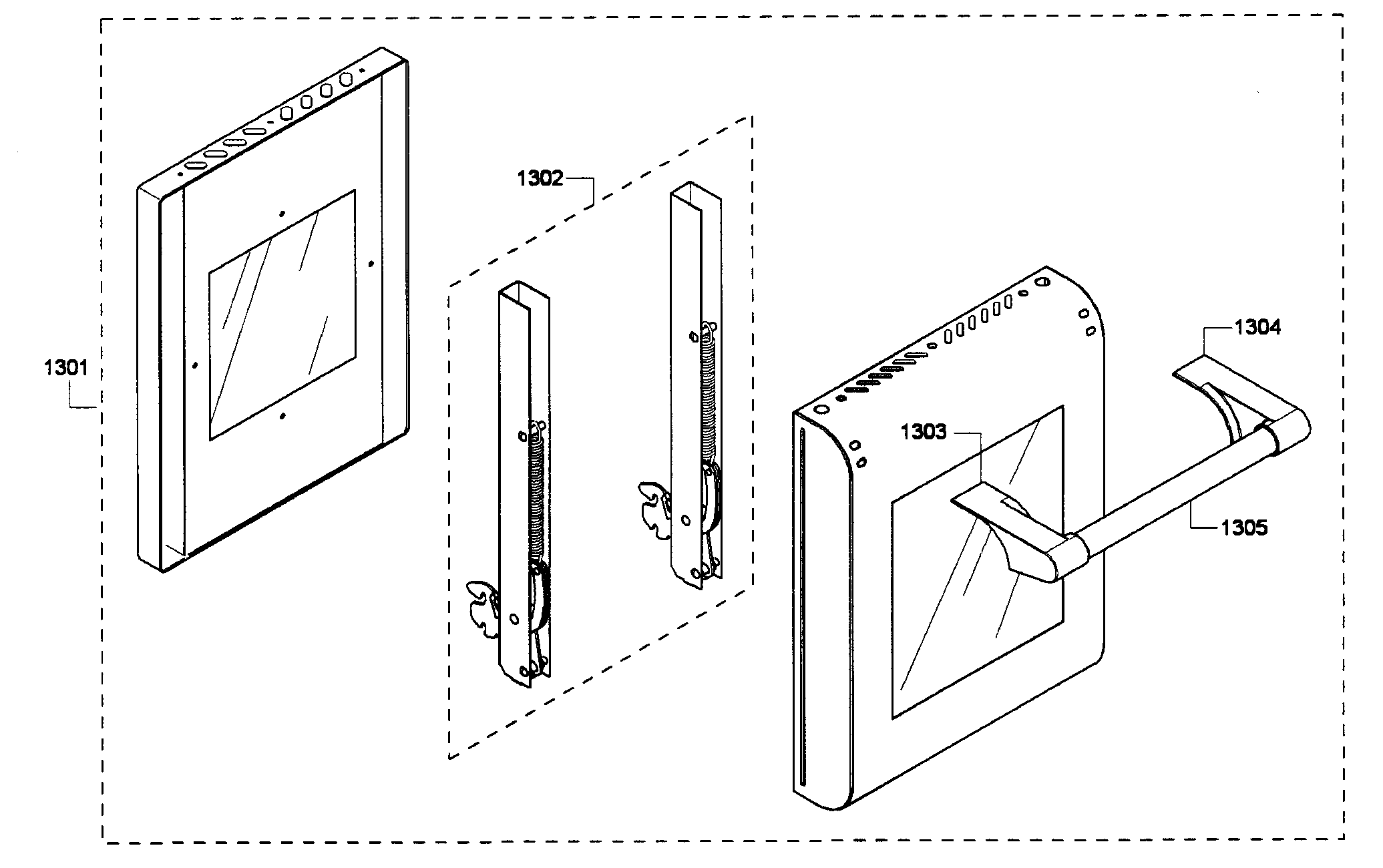 Thermador PRG486EDPG/01 small door diagram
