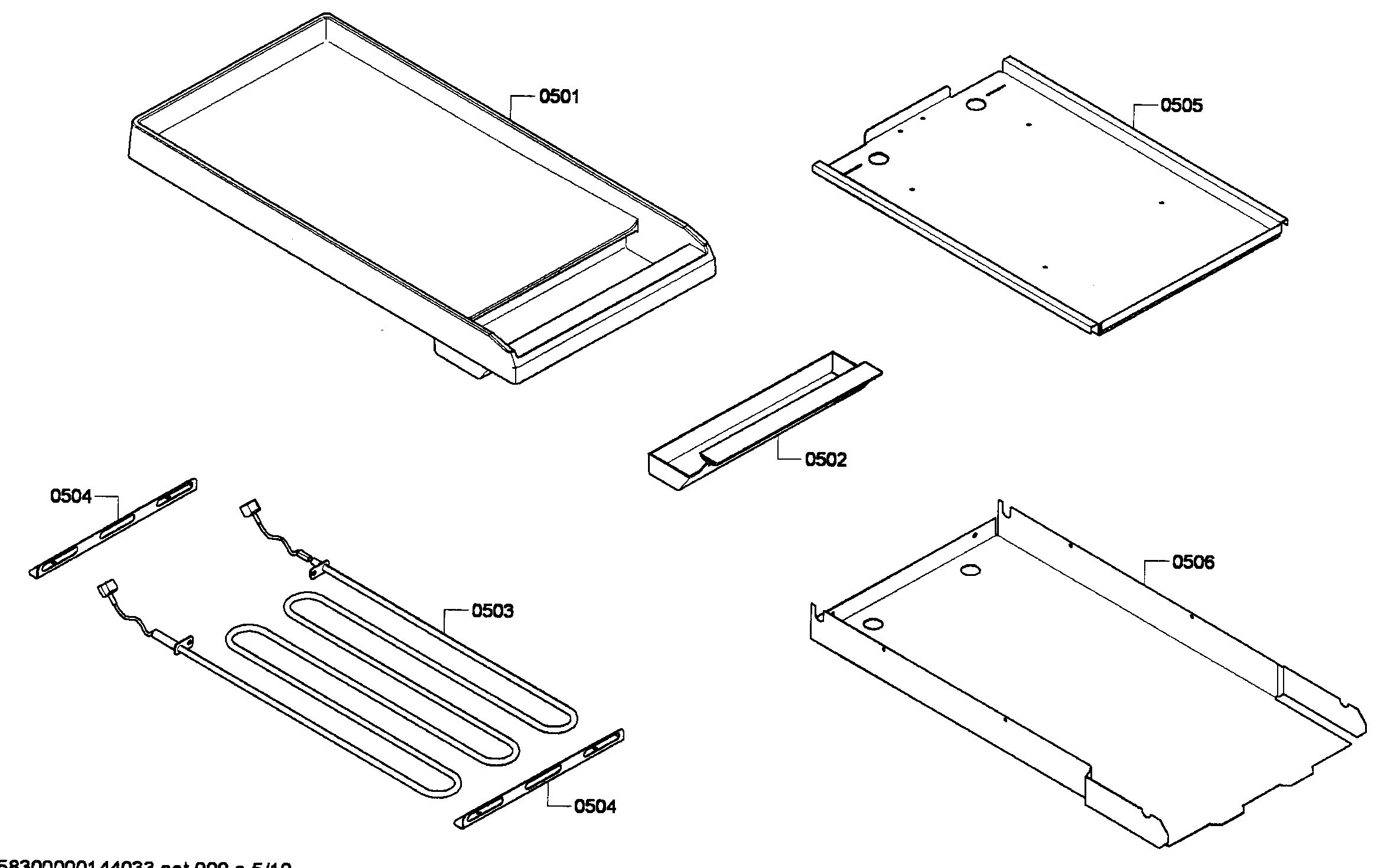 Thermador PRL364GDH-01 griddle diagram