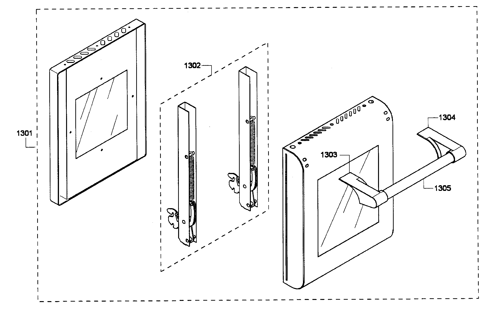 Thermador PRL486EDPG-01 small door diagram