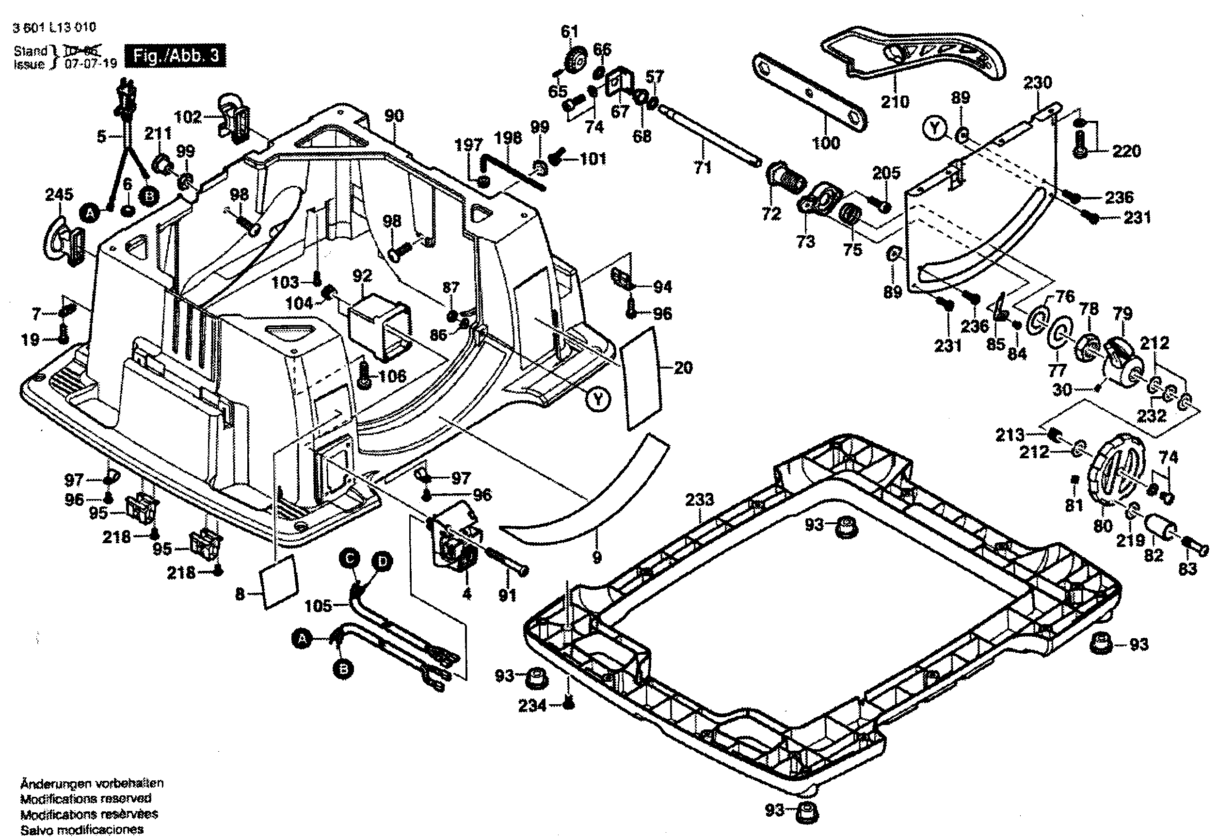 Bosch 4100 base assy diagram