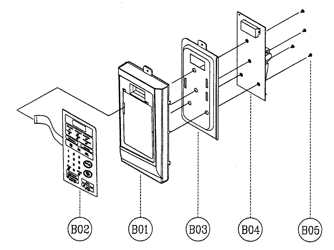 Magic Chef MCO165UB control panel diagram