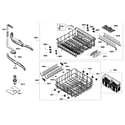 Bosch SHX45P02UC/53 racks assy diagram