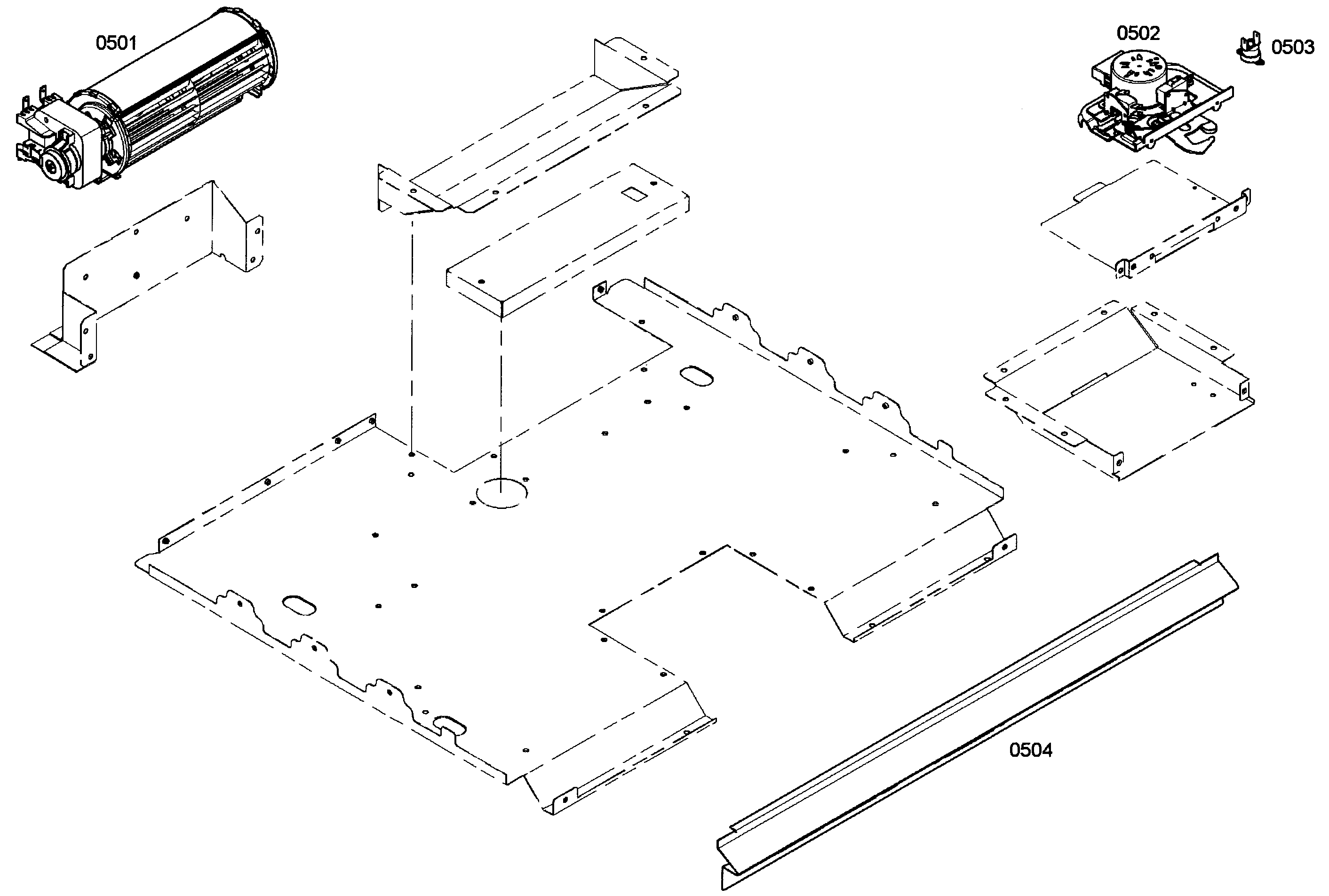 Bosch HBN3520UC/01 vent assy diagram