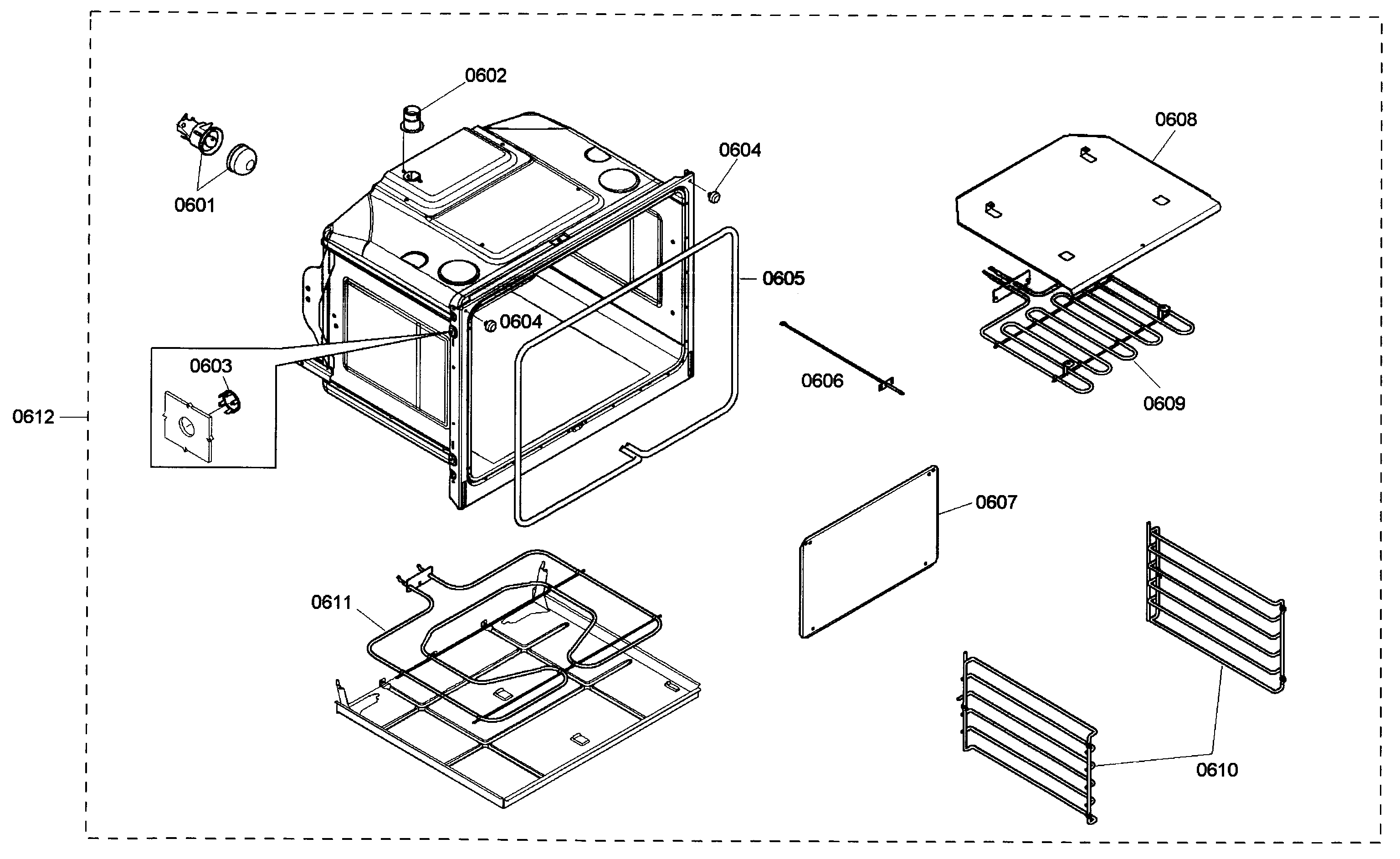 Bosch HBN3520UC/01 lower oven diagram