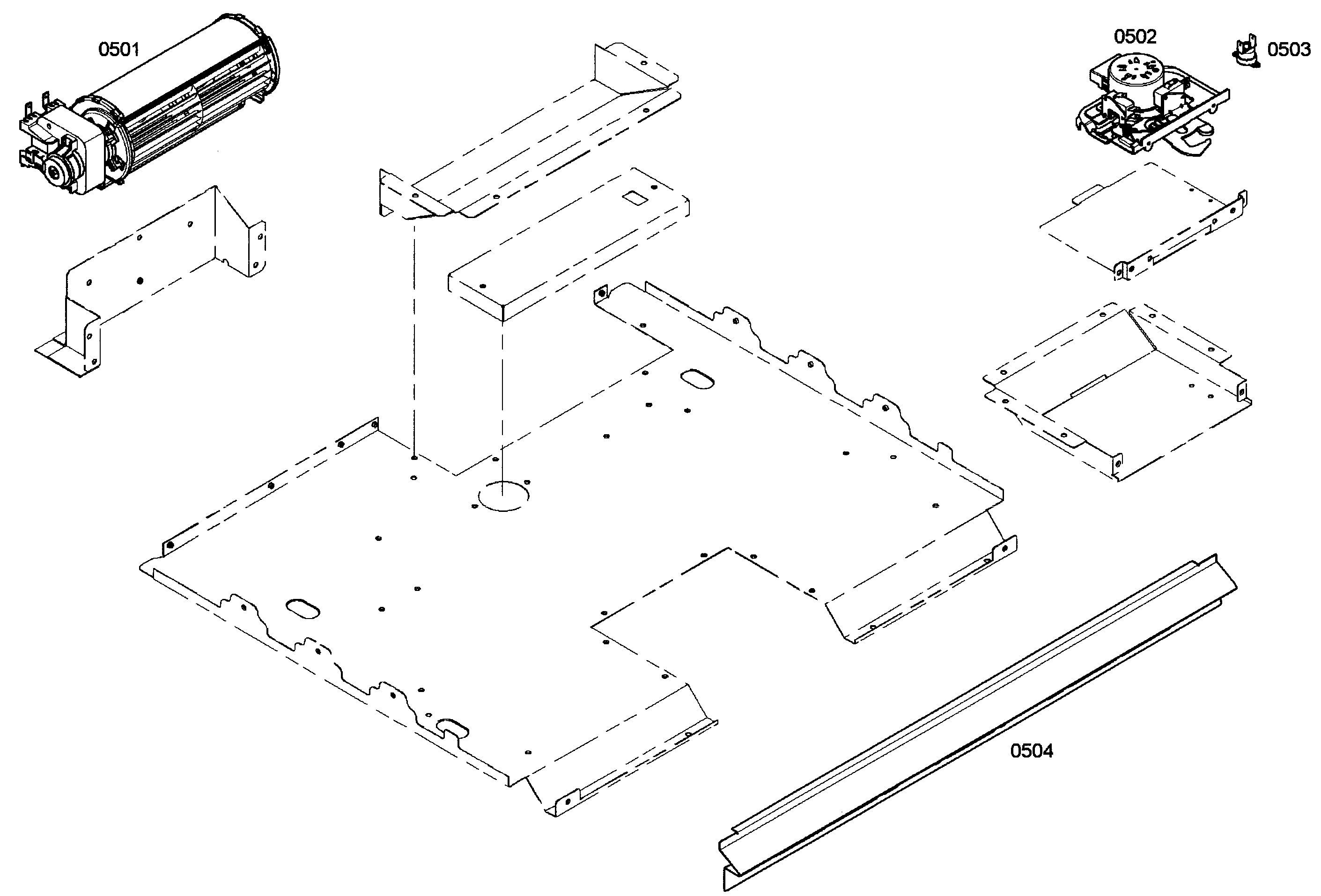 Bosch HBN3520UC/02 vent assy diagram
