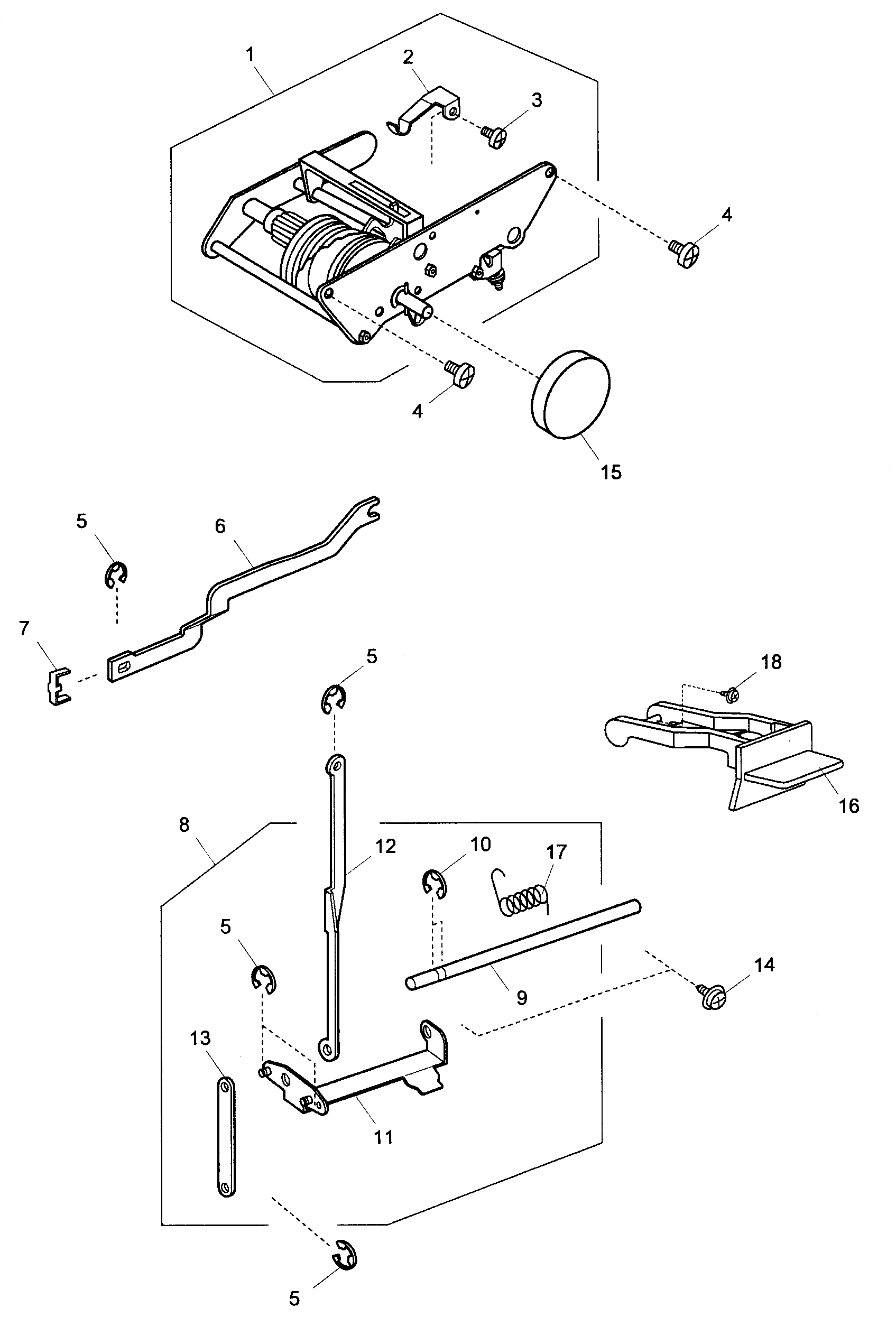 Kenmore 38519106 cam block diagram