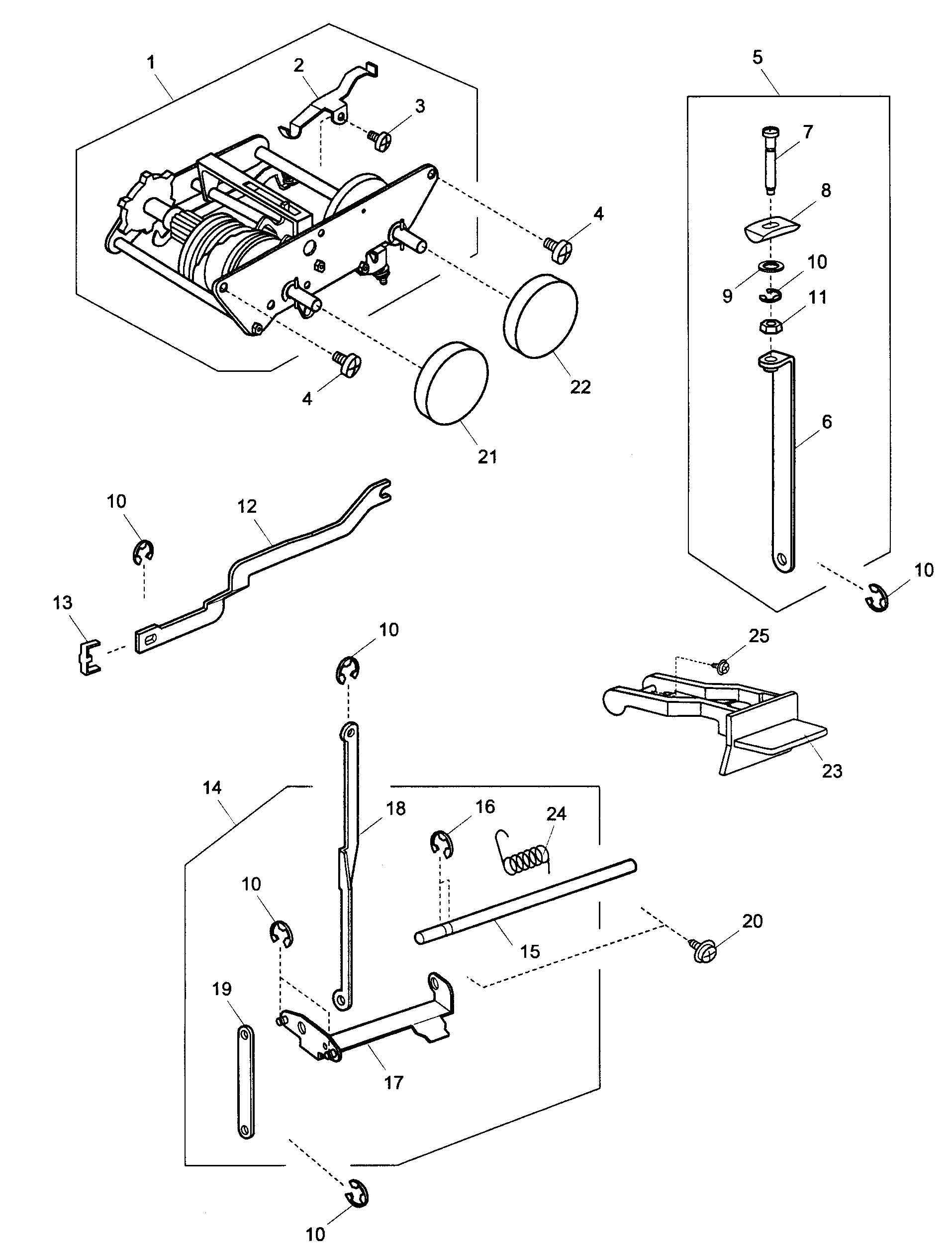 Kenmore 38519112 cam block diagram