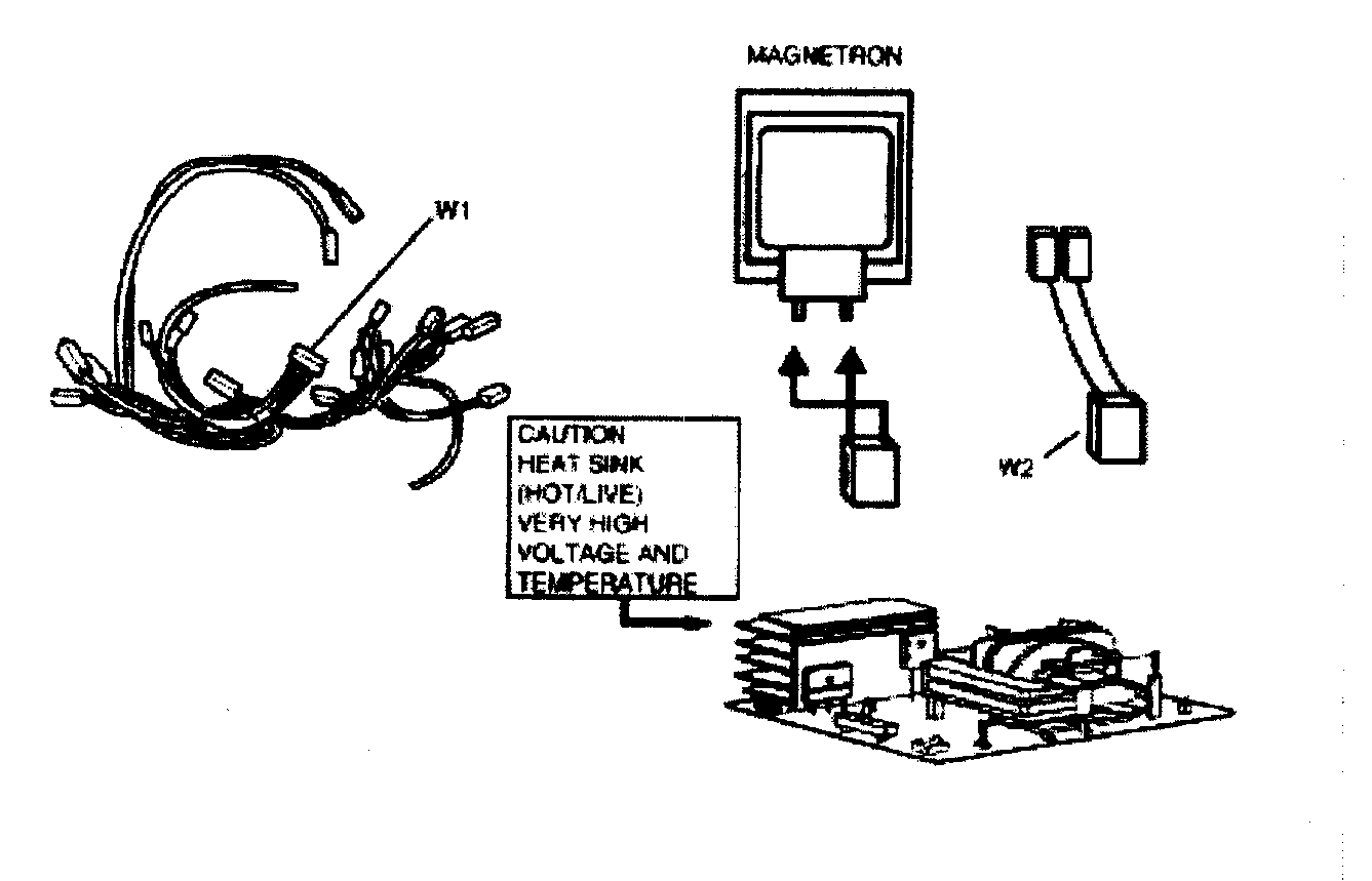 Panasonic NN-H765WF wiring diagram