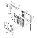 Sony DSC-W370G cabinet assy diagram