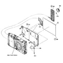 Sony DSC-W370G lcd assy diagram