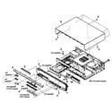 Sony HBD-E570 cabinet parts diagram
