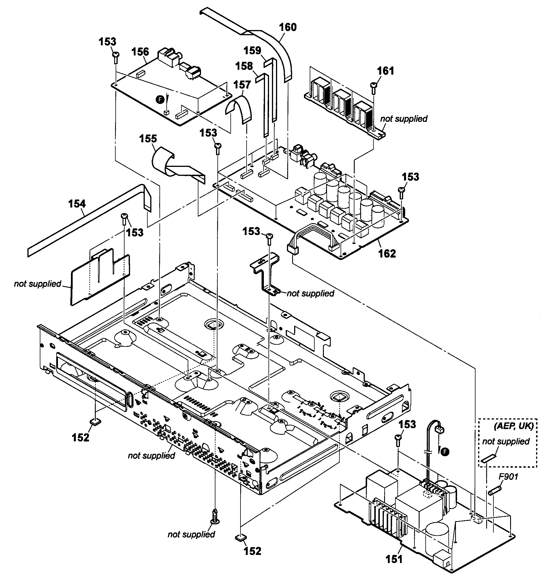 Sony BDV-E570 main board diagram