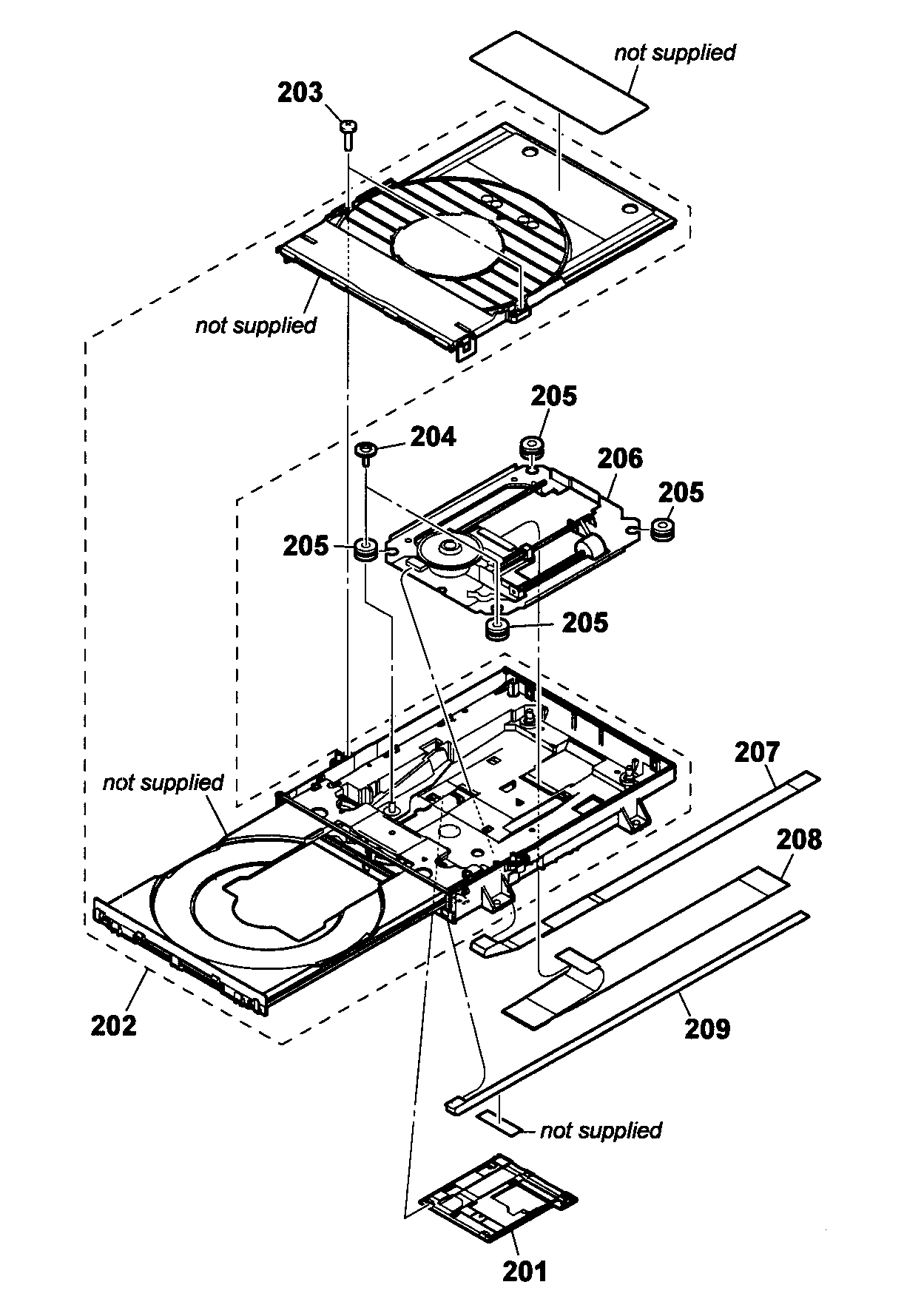 Sony BDV-E570 dvd drive diagram