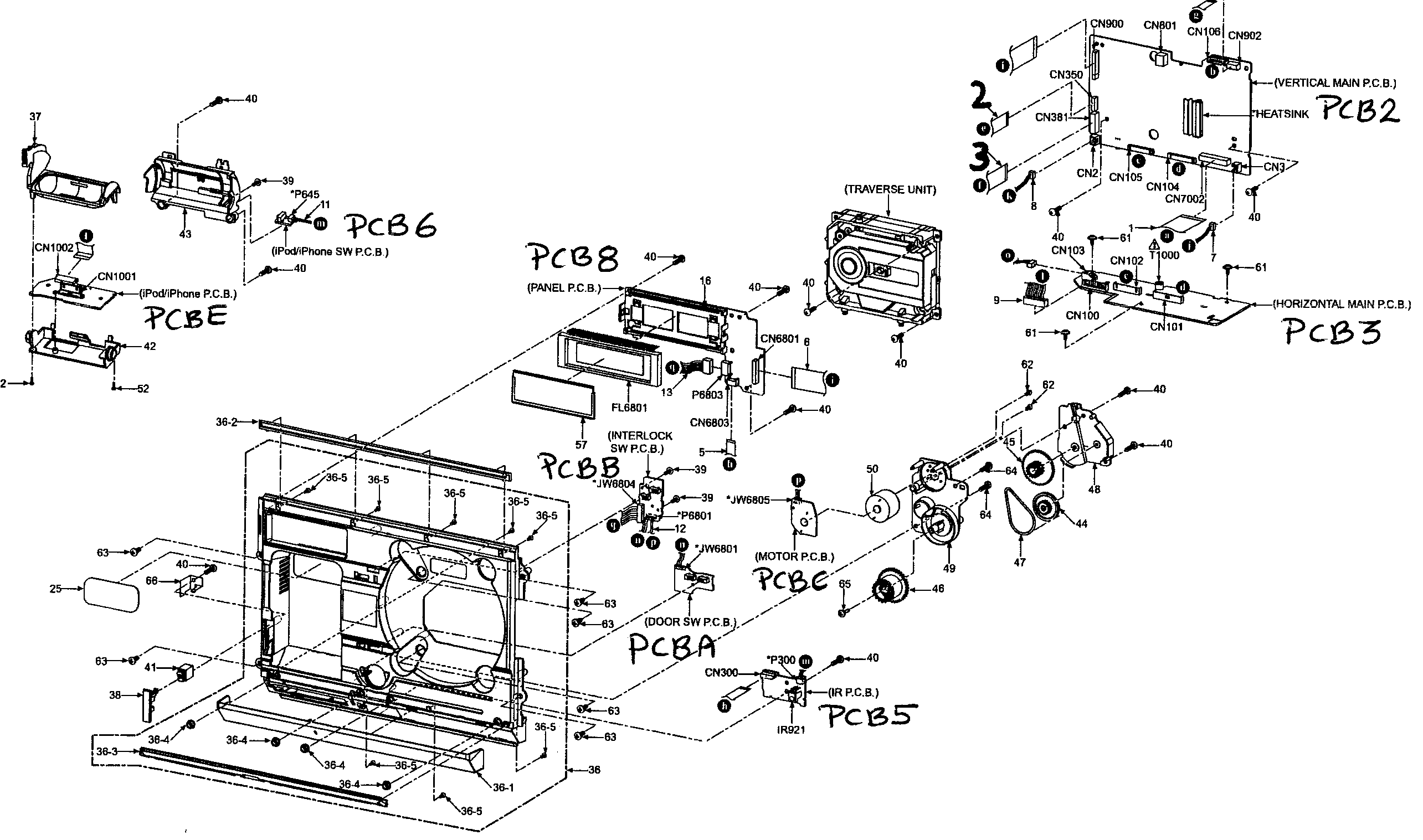 Panasonic SC-HC30P cd mechanism diagram