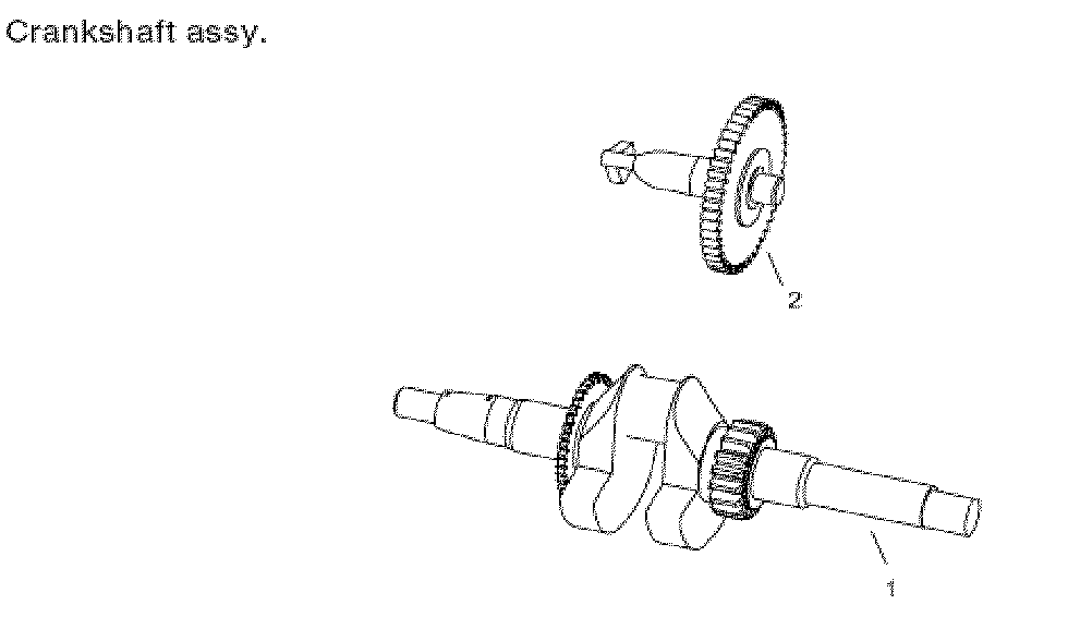 Steele SP-GG600 crankshaft diagram