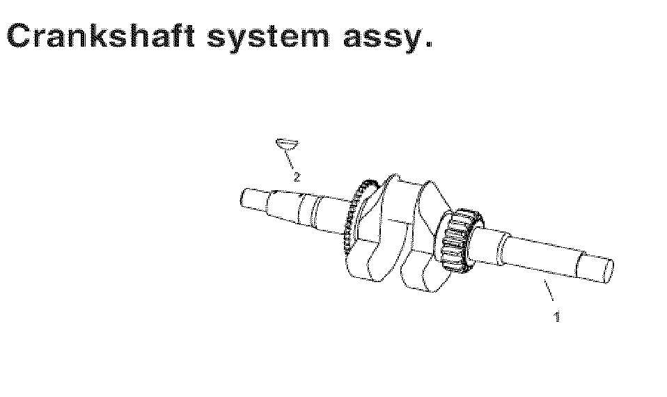 Steele SP-GG350 crankshaft diagram